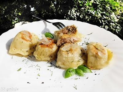 Pierogi z pasztetem szybkie
