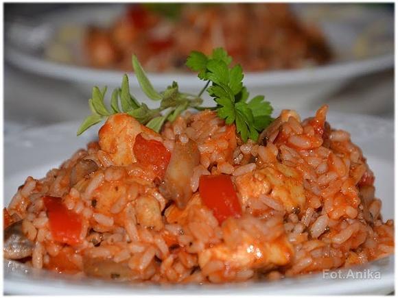 Risotto z kurczakiem