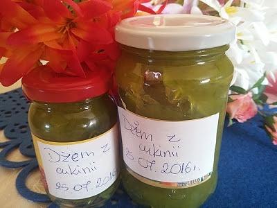Dżem z cukinii o smaku agrestowym