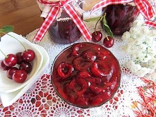 Frużelina wiśniowa - wiśnie w żelu
