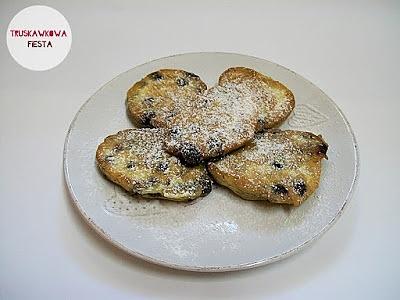 Jagodowe placuszki jaglano-ryżowe