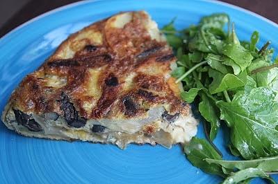 Tortilla z grzybami