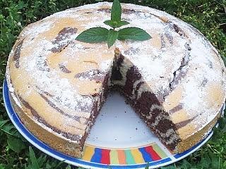 Ciasto zebra szybkie i proste do kawy