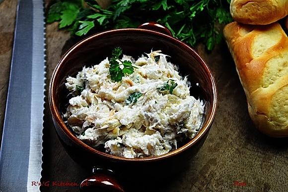 Pasta z wędzonego dorsza i twarogu na kanapki