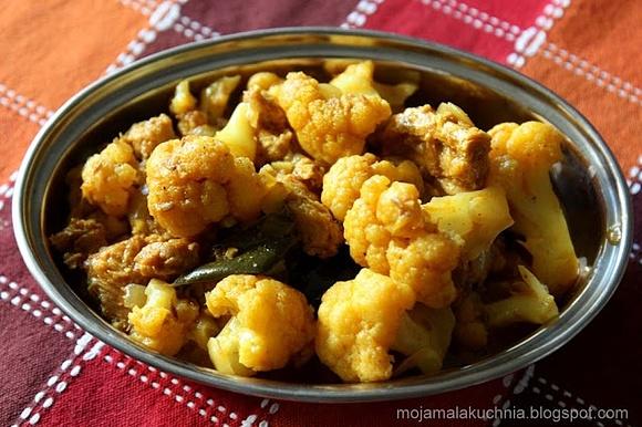 Curry z kalafiora z soją
