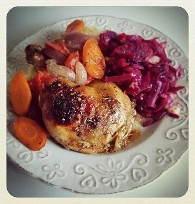 Kurczak pieczony w warzywach
