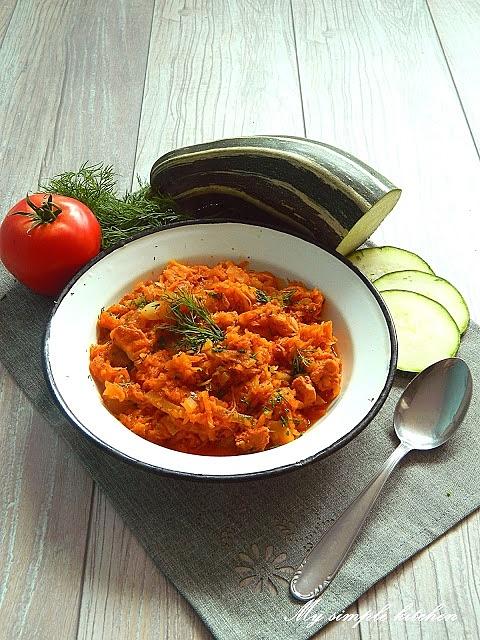 Bigos z cukinii
