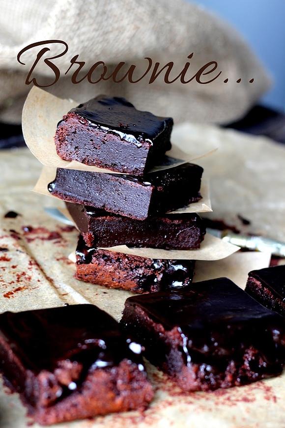 Brownie mocno czekoladowe