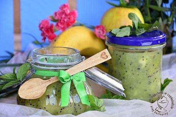 Dżem owocowy kiwi, banan, jabłko