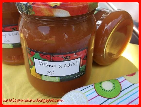 Ketchup z cukinii bez pasteryzacji