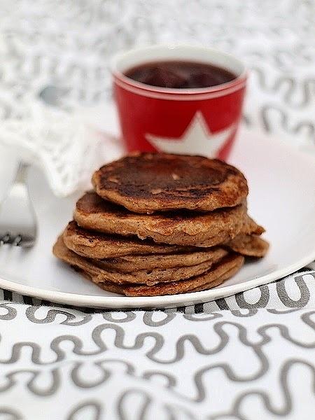 Piernikowe ricotta hotcakes