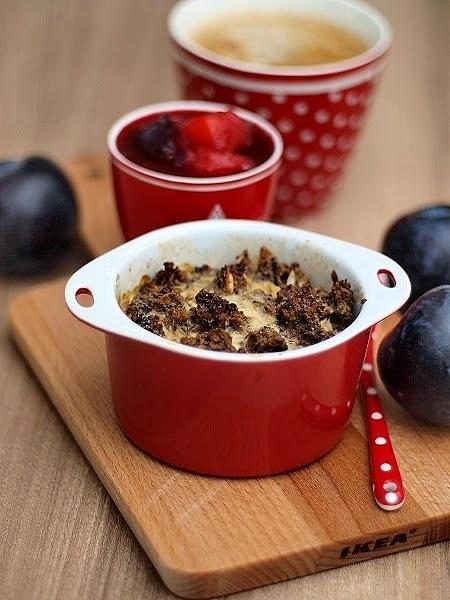 Kor Ozenny pudding chlebowy z sosem na śniadanie