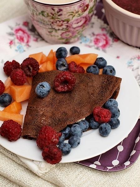 Cocoa crepes