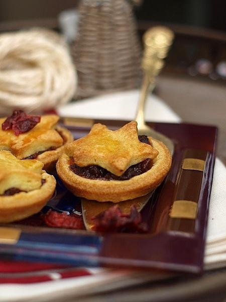 Gwiazdkowe babeczki z mincemeat