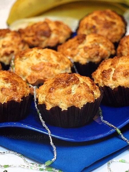 Muffinki bananowe z kokosem
