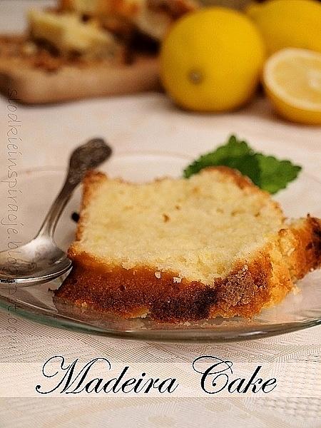 Madeira Cake - prosty przepis na cytrynową babkę z masła