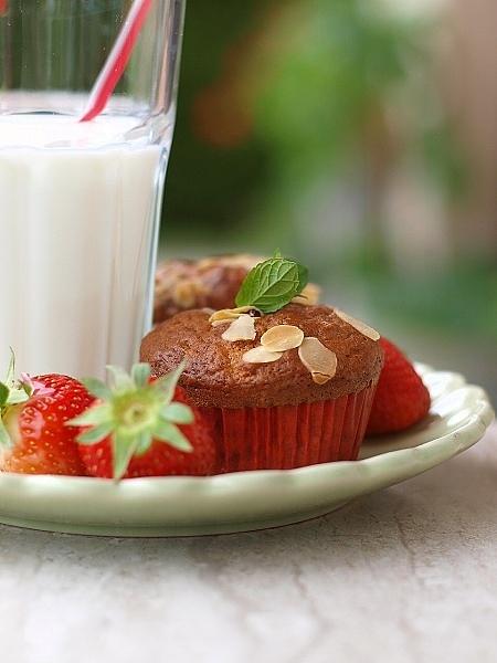Muffinki z truskawkami