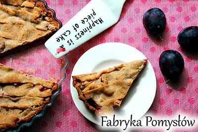 Gryczana tarta ze śliwkami