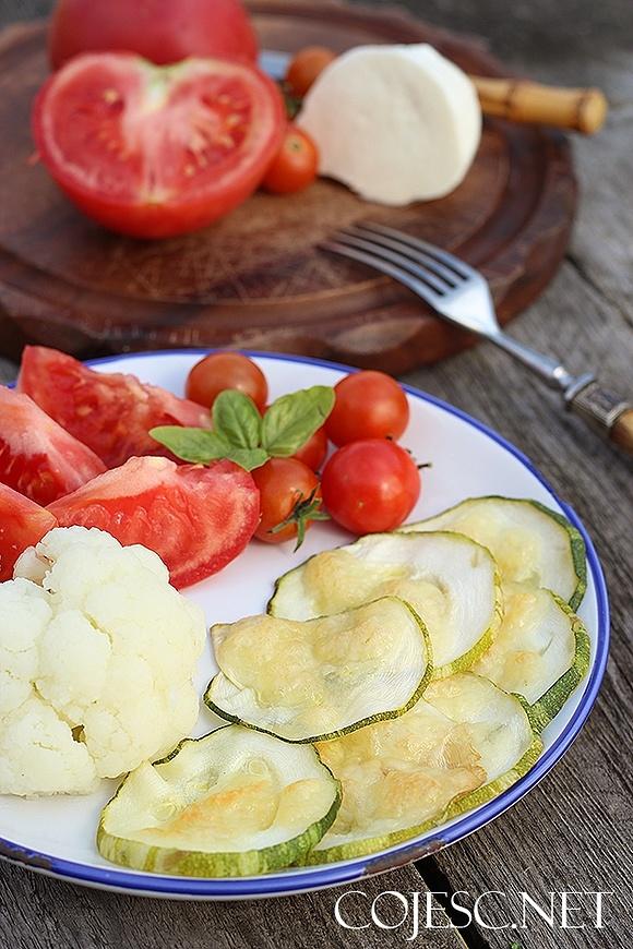 Cukinia zapiekana z mozzarellą