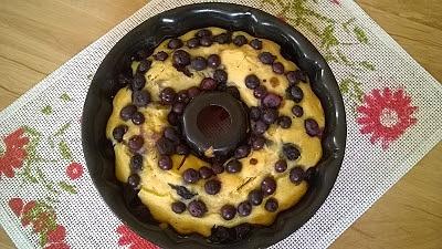 Ciasto z ricottą i borówkami