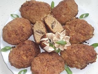 Pieczarkowe kotlety mielone z mąką orkiszową