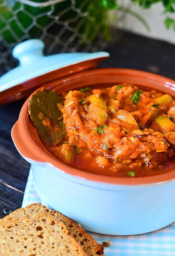 Bigos z cukinii