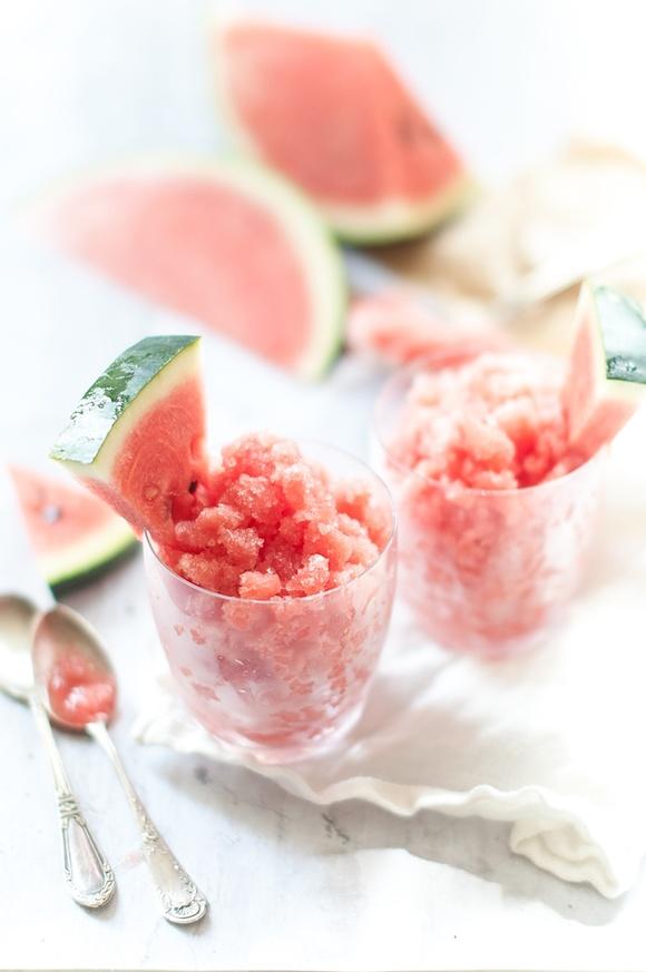 Orzeźwiająca granita z arbuza