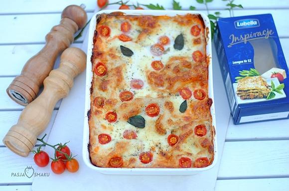 Lasagne z cukinią i pomidorami
