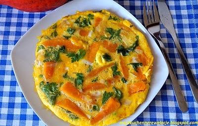 Omlet z dynią i cebulą - zdrowotne właściwości dyni