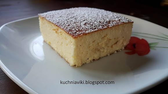 Sernik śmietankowy jak Ptasie Mleczko