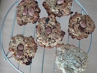 Ciastka owsiane z amarantusem vege zdrowe na rok szkolny