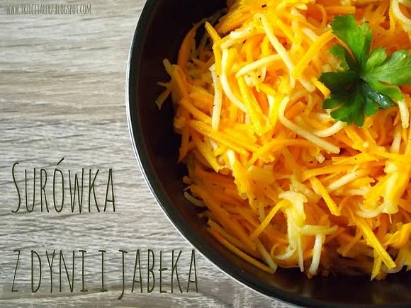 Surówka z dyni i jabłka