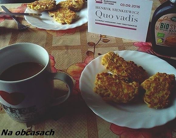 Ryzowo-orkiszowe placki z jabłkami