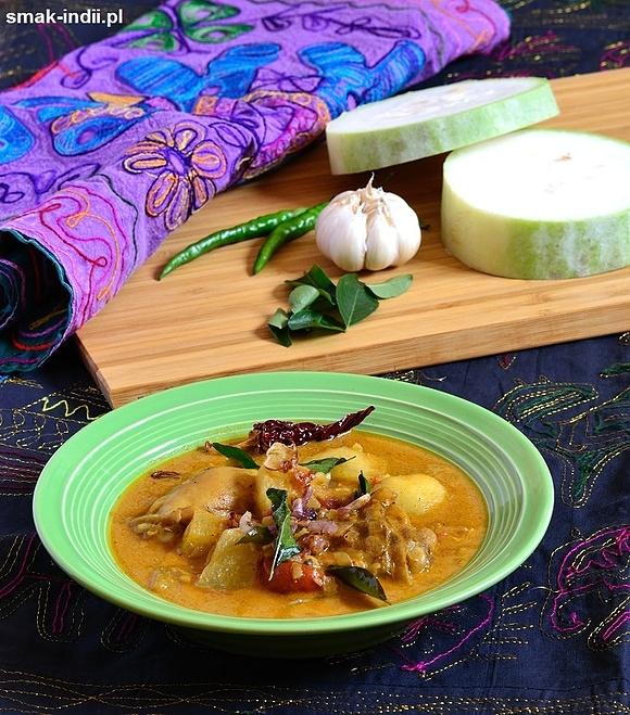 Keralskie curry z kurczaka i białej dyni