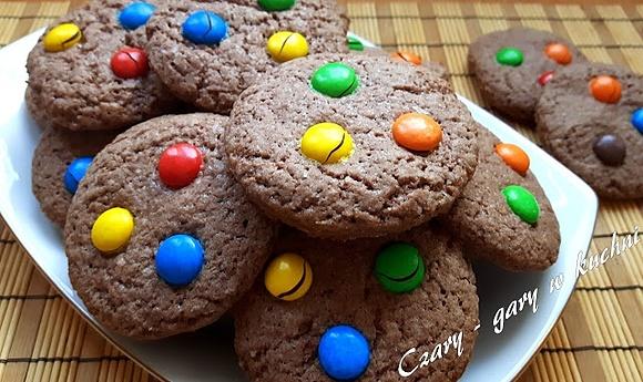Ciastka z M&M's