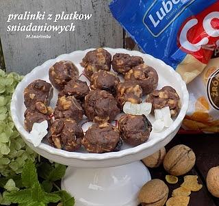Pralinki z płatków śniadaniowych