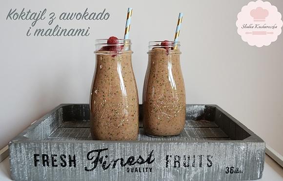 Koktajl z awokado i malinami trzy sposoby na awokado