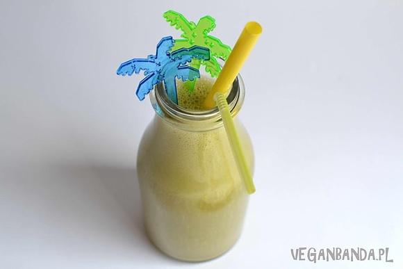 Bananowy matcha shake
