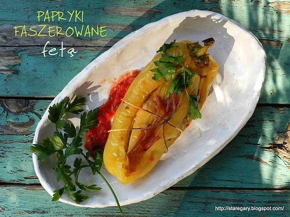 Papryki faszerowane fetą