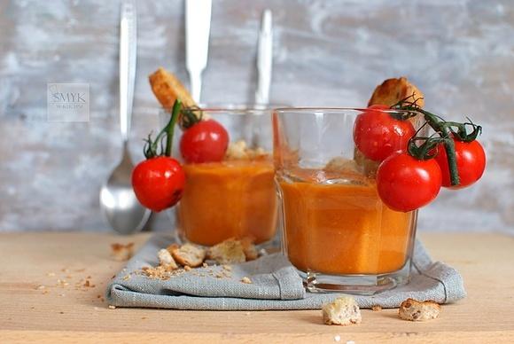 Curry zupa krem z pieczonych warzyw