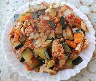 Potrawka warzywna w parę chwil sezonowa