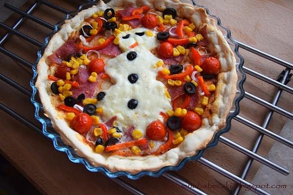Pizza z Olafem dla dzieci