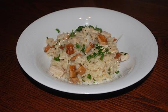 Risotto z kurczakiem i kurkami
