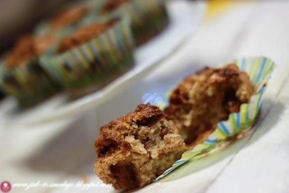 Muffinki snickersowe