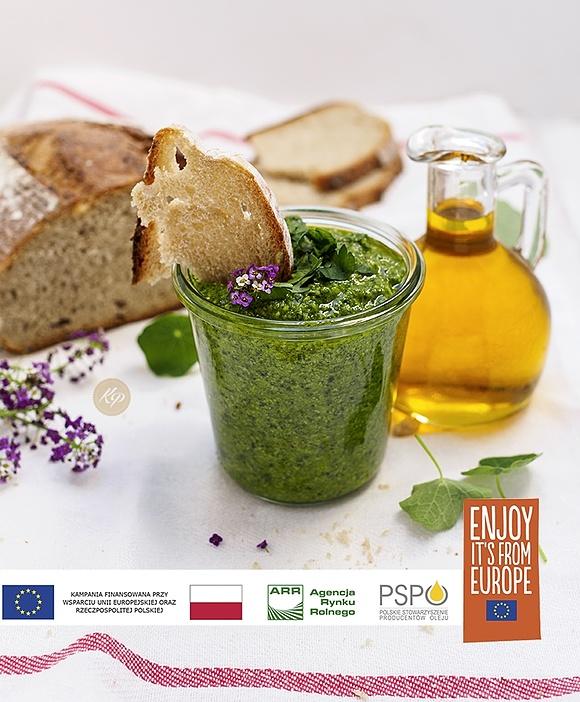 Zielony sos rzepakowy