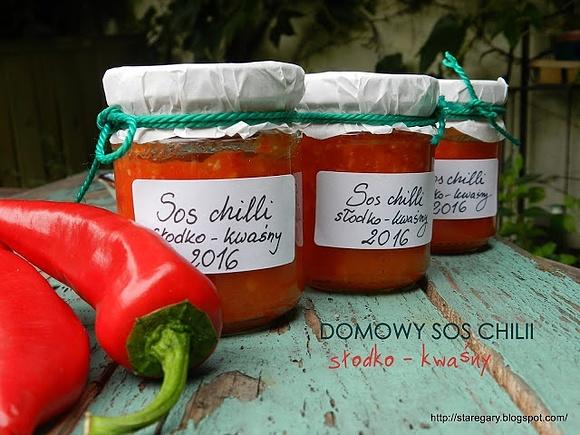 Domowy sos chili słodko kwaśny