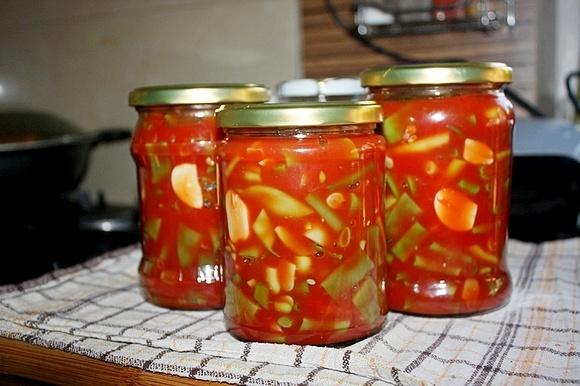 Fasolka po włosku — przetwory