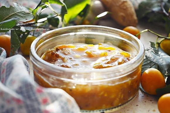 Złoty chutney z mirabelek