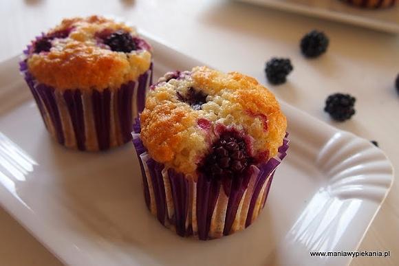 Muffinki z jeżynami