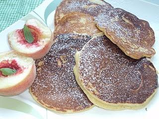 Jabłkowo-brzoskwiniowe placuszki fit